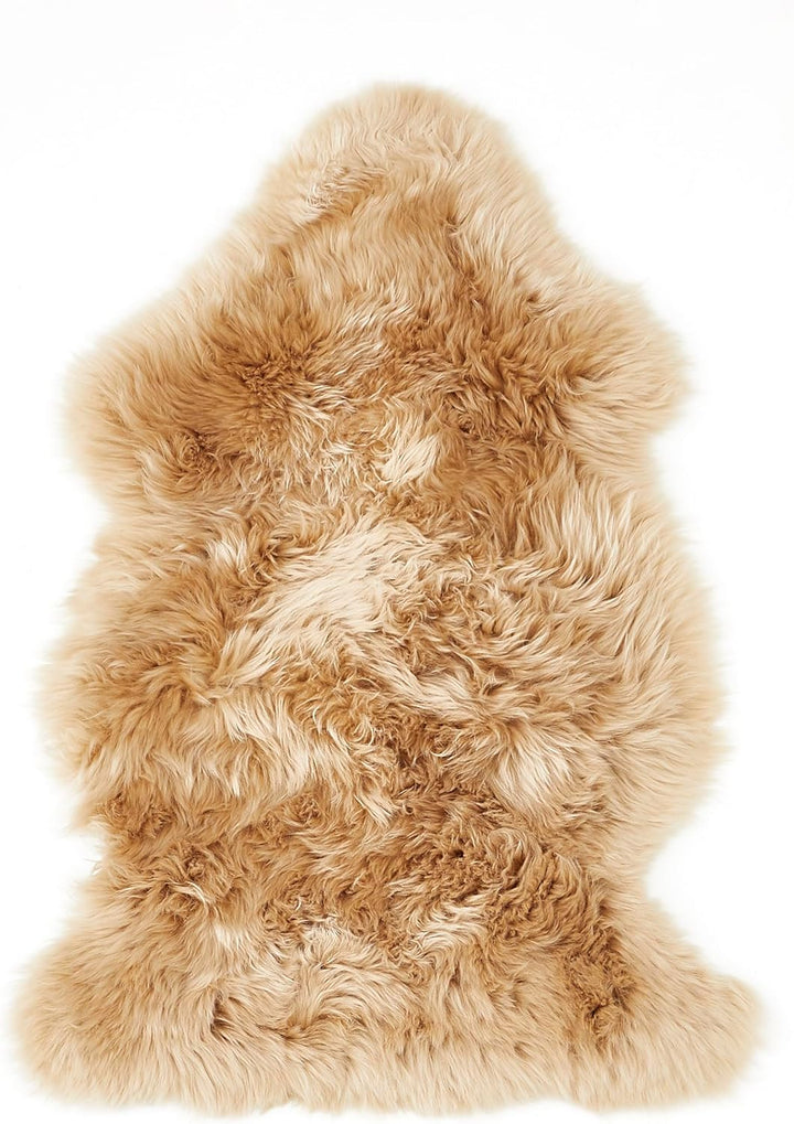 -LUXOR- living Lammfell Schaffell Echt, Fellteppich, Fell für Stühle, Lammfell Kinderwagen, Bettvorl