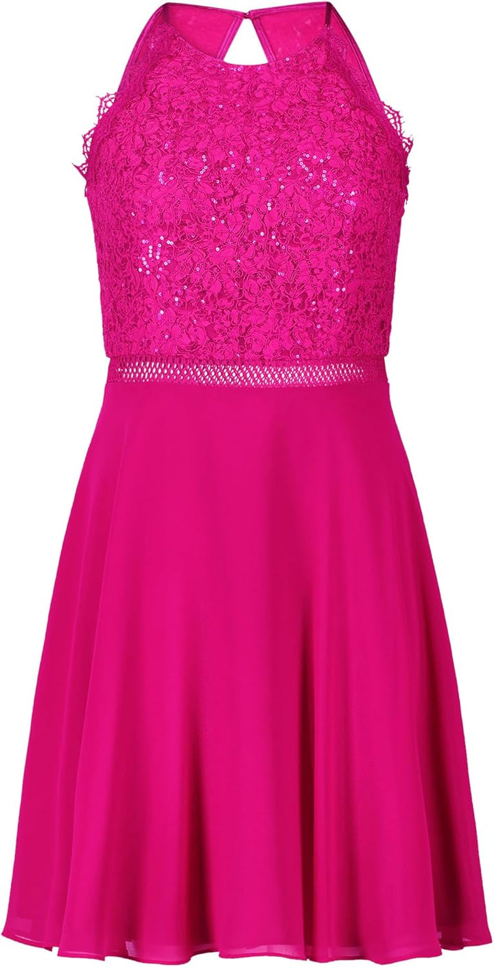 Vera Mont Damen Cocktailkleid mit Spitze 38 Classic Pink, 38 Classic Pink