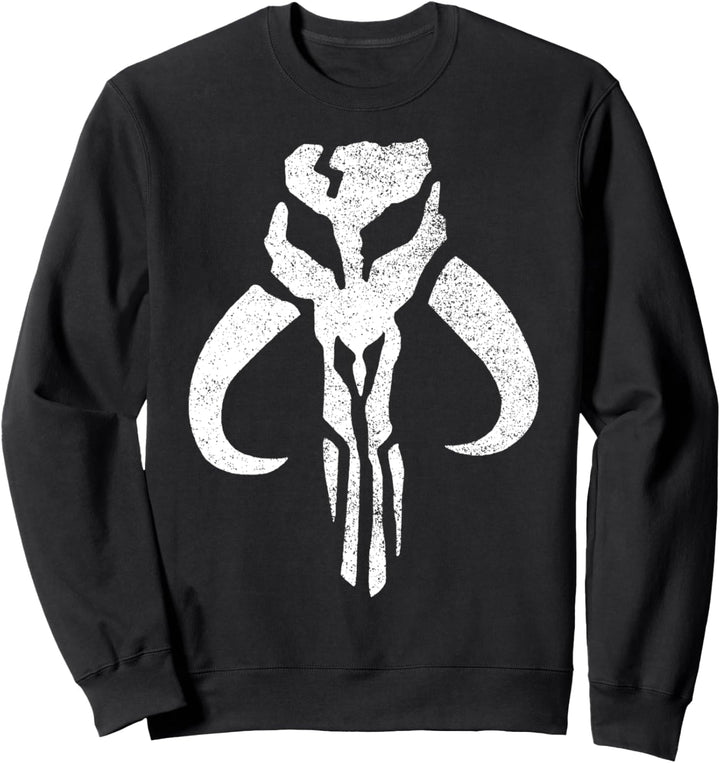 Star Wars Mandalorian Large Distressed Mythosaur Skull Sweatshirt