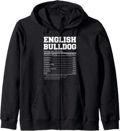 Bulldogge: English Bulldog Facts - Hunde Kapuzenjacke