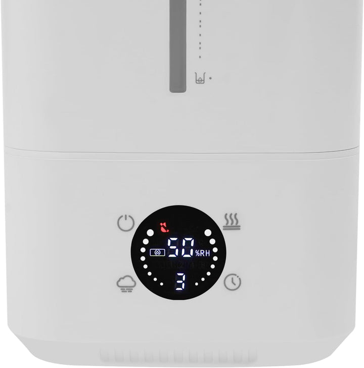 Top-Fill Luftbefeuchter 6L, Humidifier mit 360°Drehbare Düse, Spülmaschinenfest Vernebler, Schlafmod