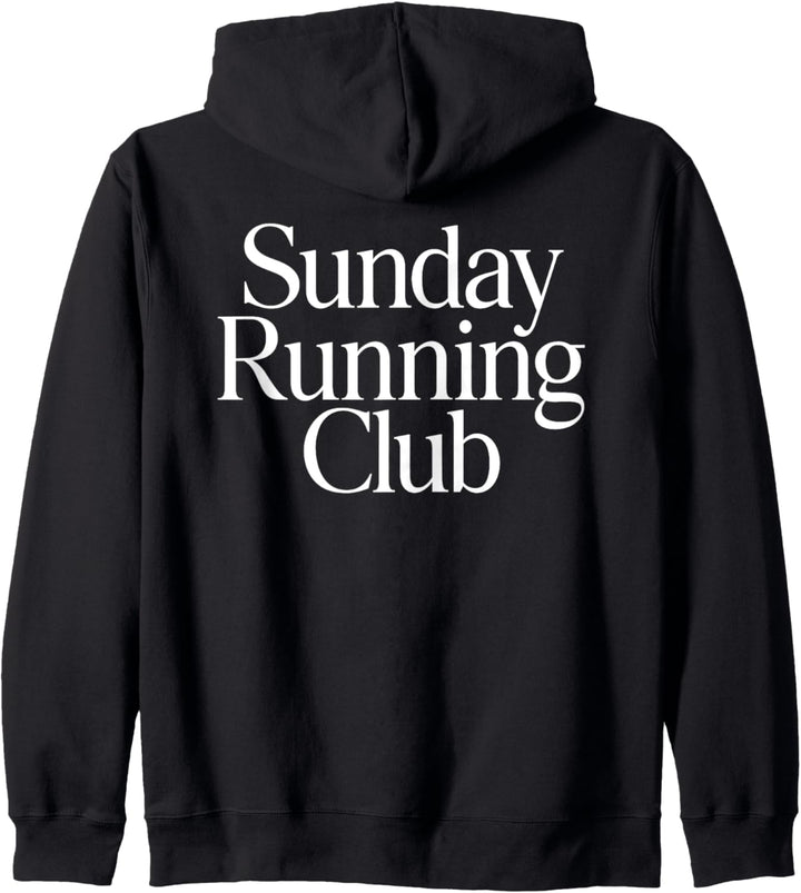 SUNDAY RUNNING CLUB X Jogger Jogging Runner Fitness Gym BACK Kapuzenjacke