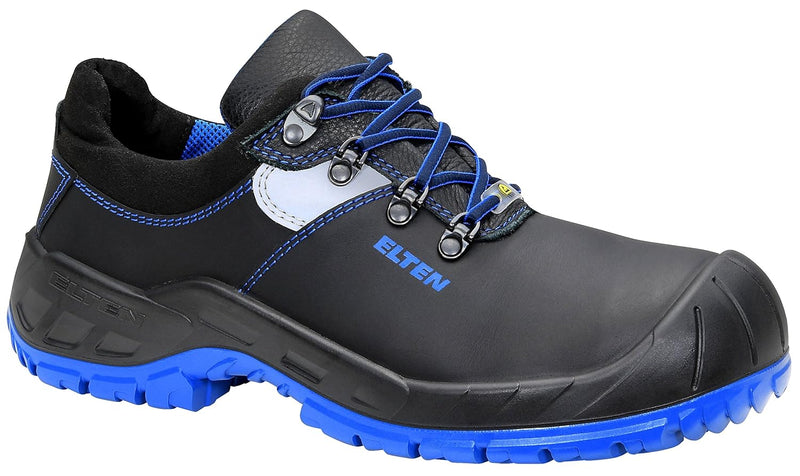 ELTEN Sicherheitsschuhe Alessio Low ESD S3, Damen und Herren, Leder, Stahlkappe, leicht, robust, Sch