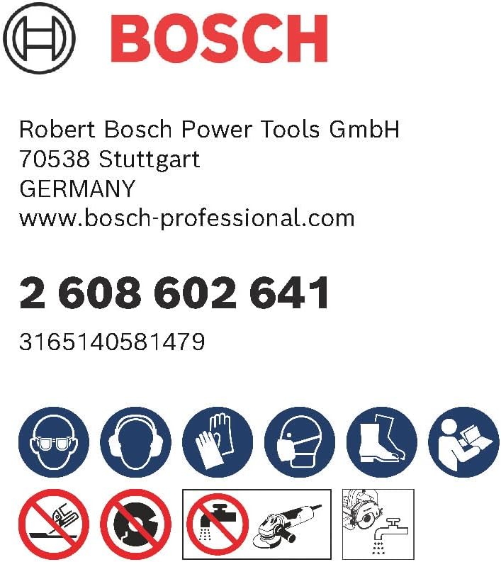 Bosch 1x PRO Multi Material Diamanttrennscheiben für 22,23‑mm-Bohrung und kleine Winkelschleifer (fü