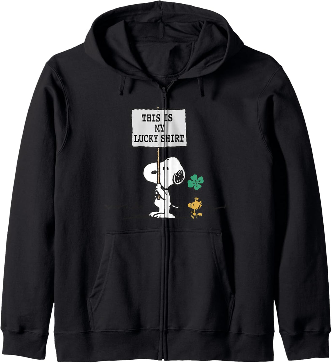 Peanuts St Patrick's Day Das ist mein Glücks Kapuzenjacke
