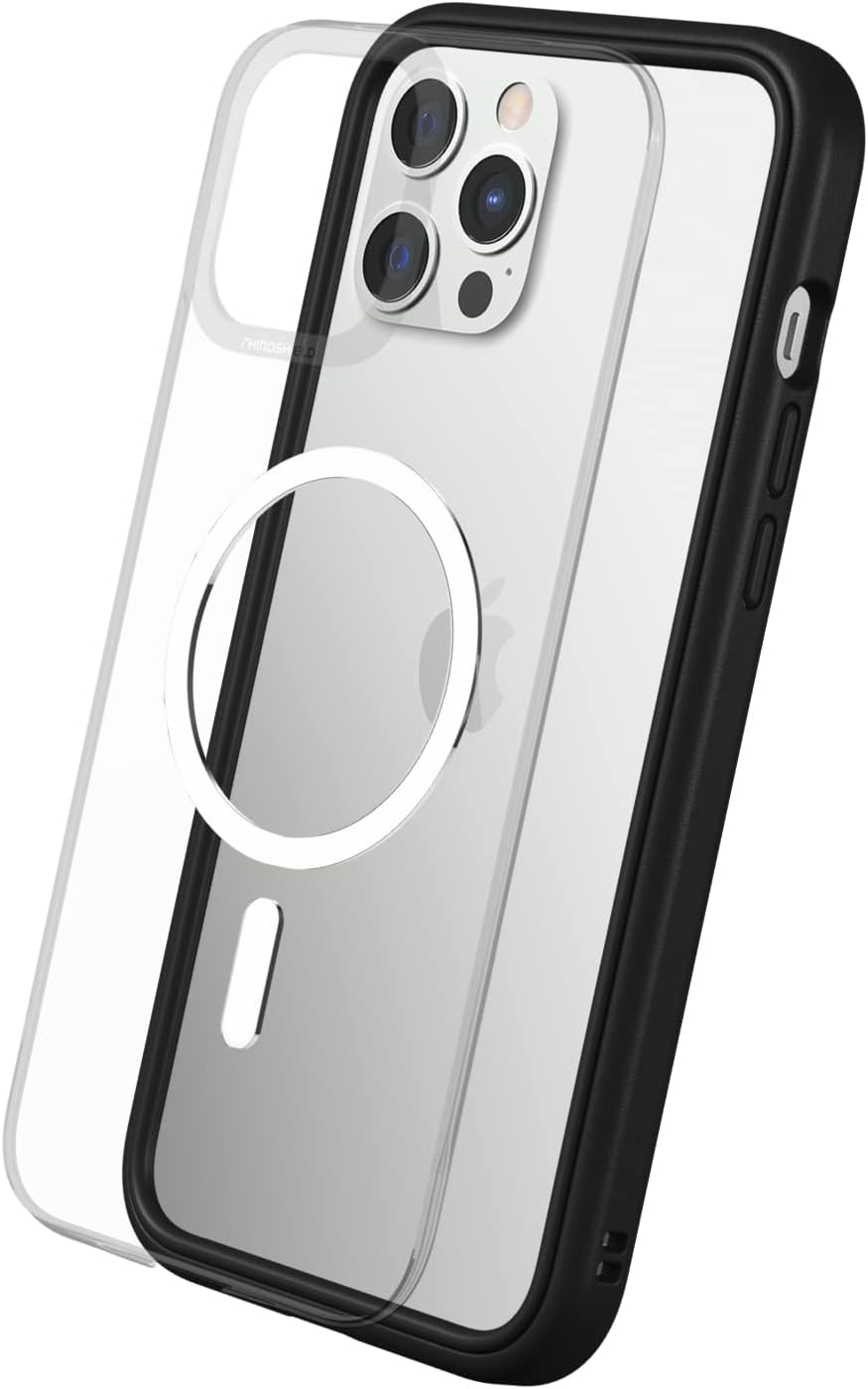 RhinoShield Modulares Case kompatibel mit MagSafe für [iPhone 12 Pro Max] | Mod NX - Überragender Ma