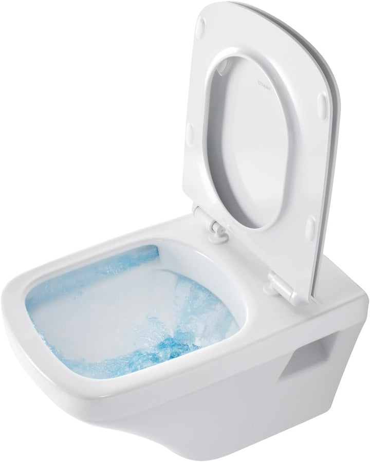 Duravit WC-Sitz DuraStyle, Toilettendeckel aus Urea-Duroplast, Klodeckel mit Edelstahl Scharnieren,