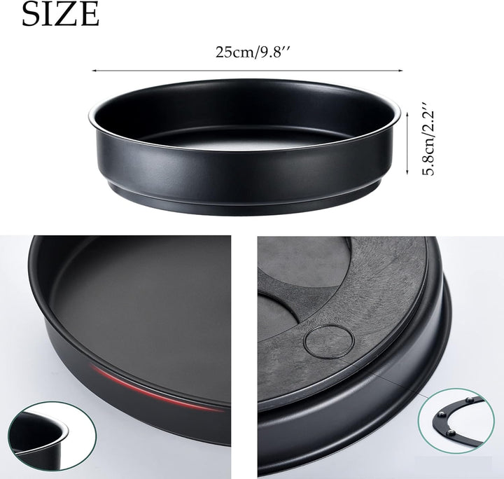 PIGPIGFLY Küchen Organizer,Drehteller Organizer Küche,360 Grad Rotierender Vorratsbehälter Für Leben