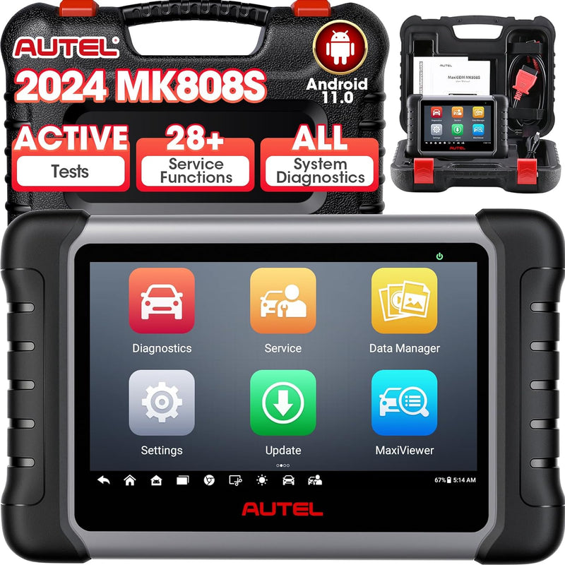 Autel MaxiCOM MK808S 2023 OBD2 Diagnosegerät mit Allen System & Servicefunktionen inkl. Ölrückstellu