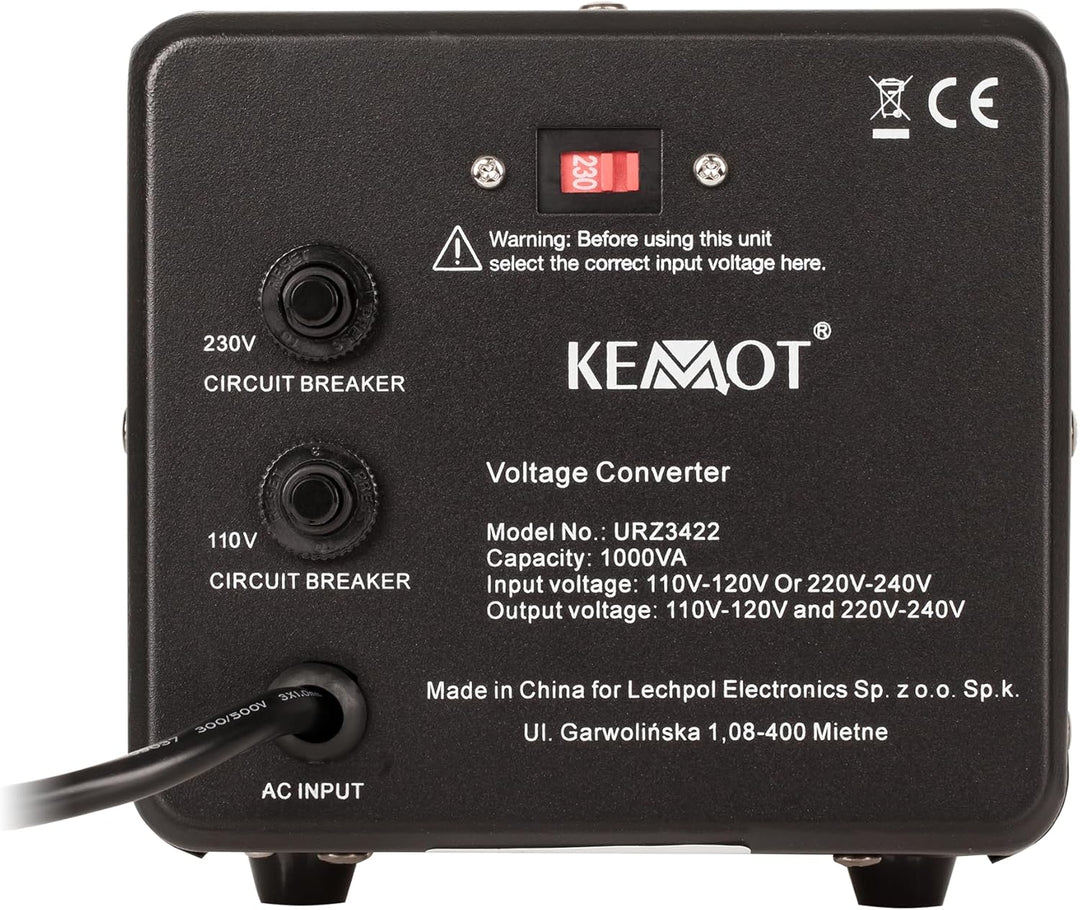 URZ3422 KEMOT Spannungswandler 800 W / 1000 VA