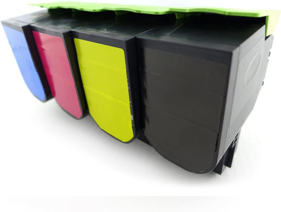 Green2Print Toner Toner-Set, 4 Kartuschen 1x 10500, 3X 7000 Seiten passend für Lexmark CX622ade, CX6