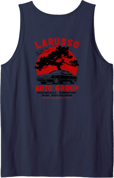 Cobra Kai Retro LaRusso Auto Group Ad Tank Top