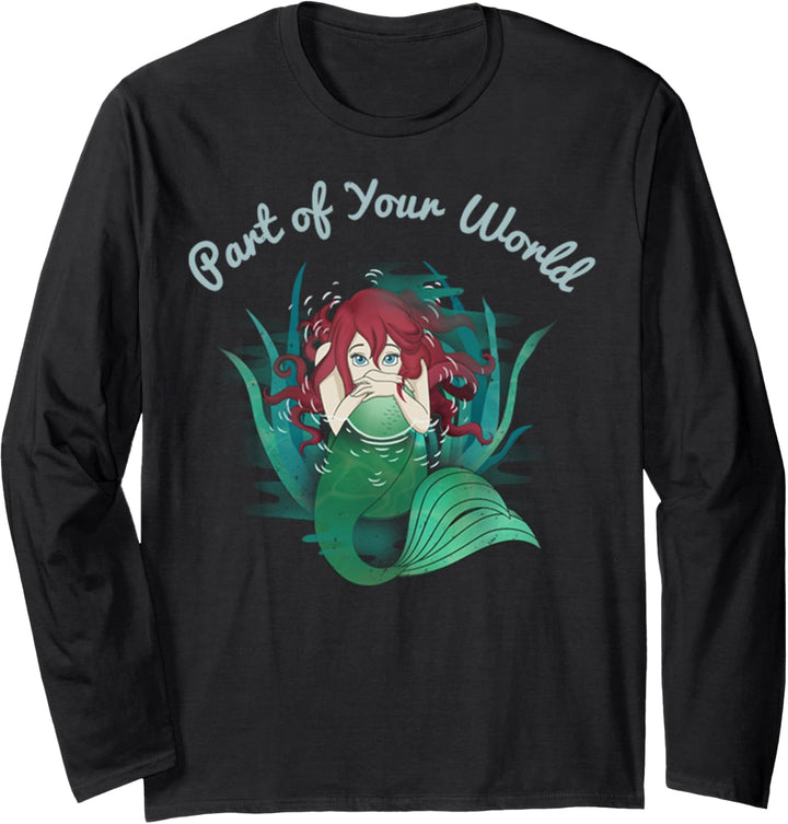 Disney Little Mermaid Ariel Your World Seaweed Langarmshirt