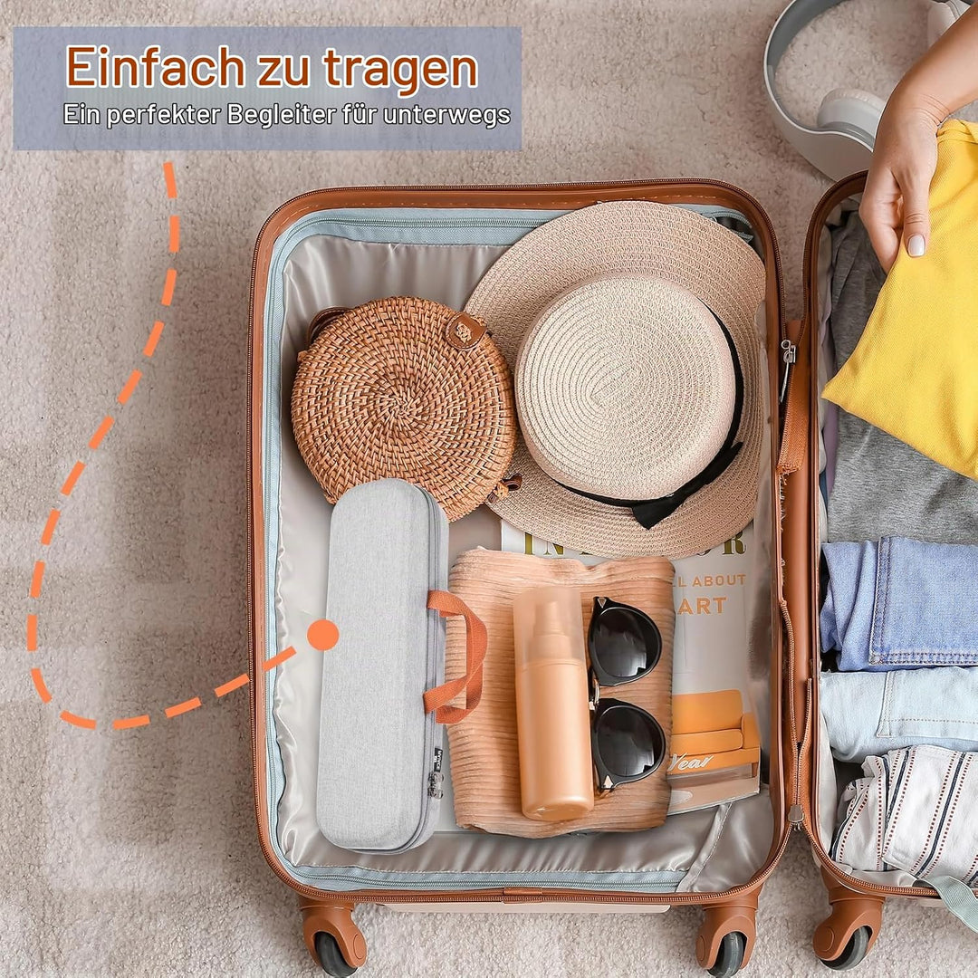 RAIACE Hartschalenkoffer, kompatibel mit Dyson Airstrait-Haarglätter, Reise-Aufbewahrungstasche. (Ve