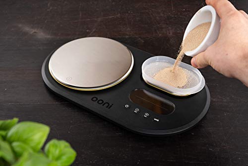 Ooni Dual Platform Digitalwaage – Feinwaage – Küchenwaage – Digitale Waagen mit zwei Plattformen – O