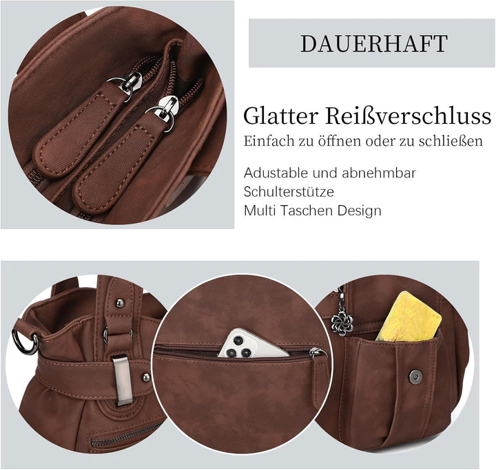 KL928 Tasche Damen Handtasche Umhängetaschen Damenhandtasche Schultertasche Lederhandtasche elegante