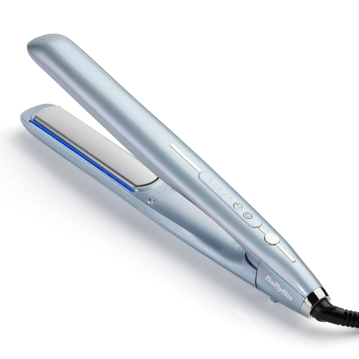 BaByliss Hydro Fusion Glätteisen mit dualer Ionen-Technologie mit Anti-Frizz Effekt, Haarglätter mit