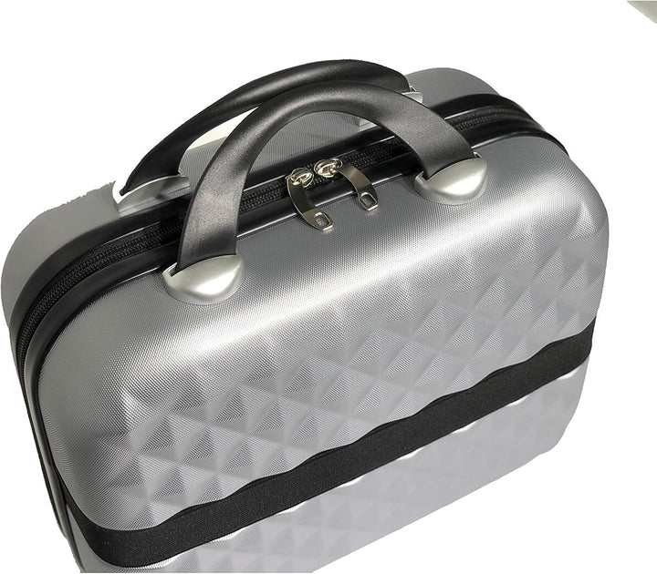 Kabinenkoffer, mittelgross, mit oder ohne Vanity, französische Marke, Silber (5802), Vanity 15 Pouce