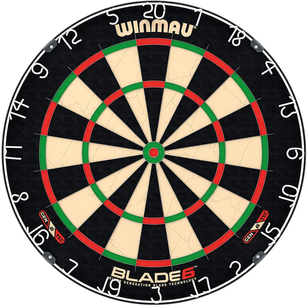 WINMAU Blade 6 Series Professional Bristle Klassische Dartboard, Blade 6