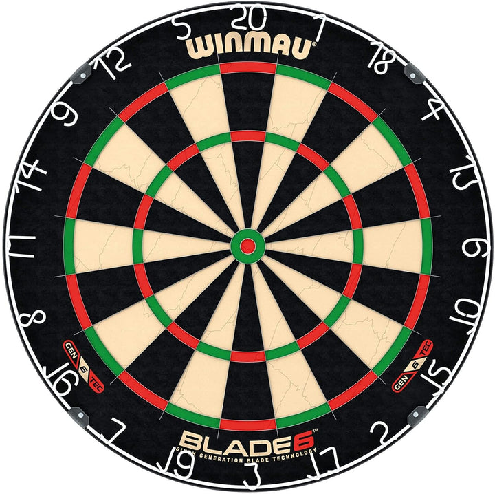 WINMAU Blade 6 Series Professional Bristle Klassische Dartboard, Blade 6