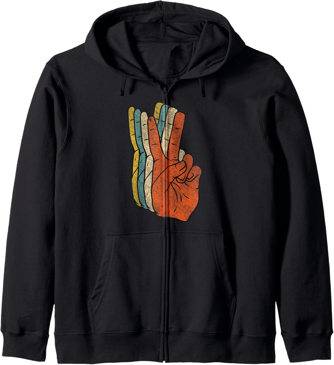Retro Peace Vintage Shirt 60's 70's Hippie Gift Kapuzenjacke