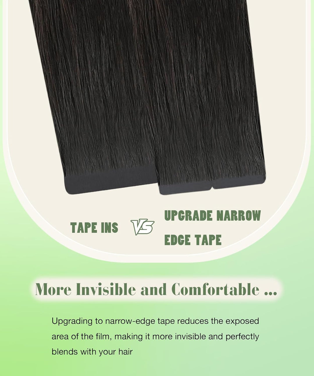 SURNEL Tape in Echthaar 20 Zoll,1B/4/27 Dunkle Wurzeln zu Blond Balayage Tape in Echthaarverlängerun