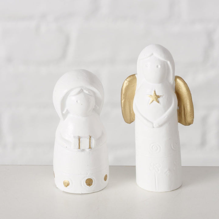 Boltze Home Minimalistische Weihnachtskrippe NATOS, 11 Figuren