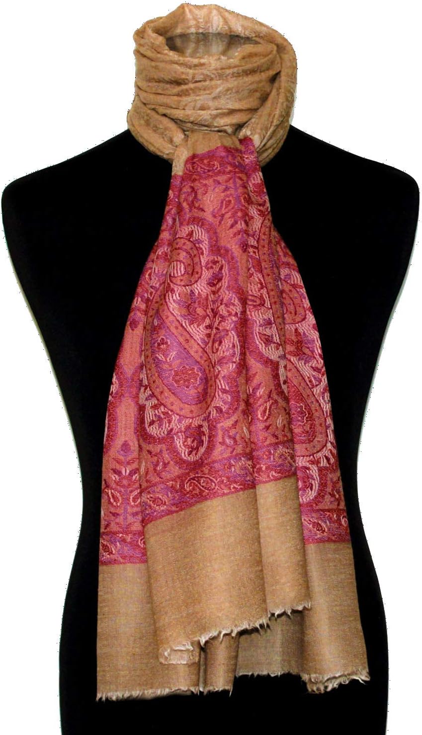 Lorenzo Cana Pashmina Damen Kaschmirschal 100% Kaschmir jacquard gewebter Paisleymuster Schal Schalt