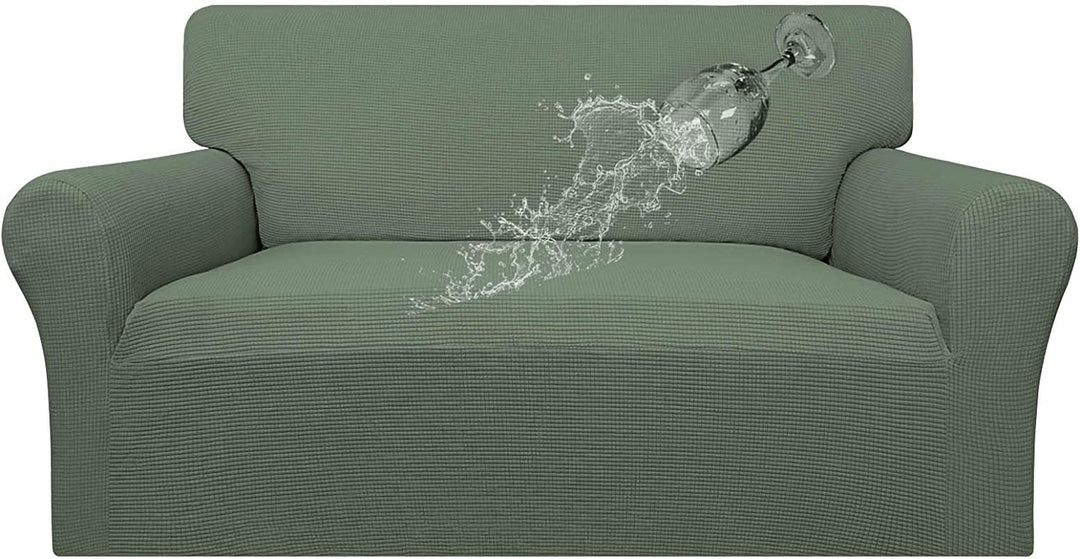 BOLUXIU Sofabezug Wasserdichter Stretch-Sofabezug Couchbezug für die meisten Sofas mit Armlehnen für