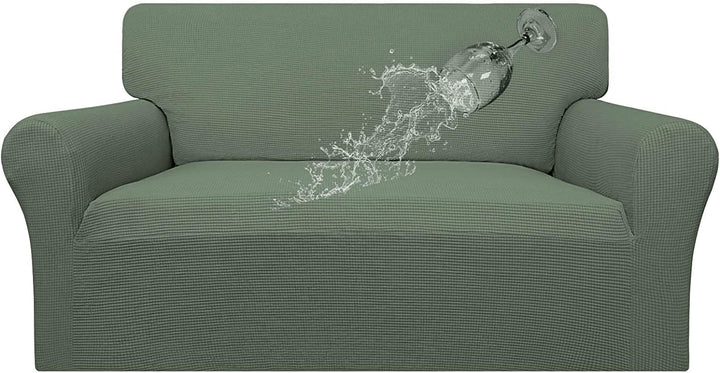 BOLUXIU Sofabezug Wasserdichter Stretch-Sofabezug Couchbezug für die meisten Sofas mit Armlehnen für