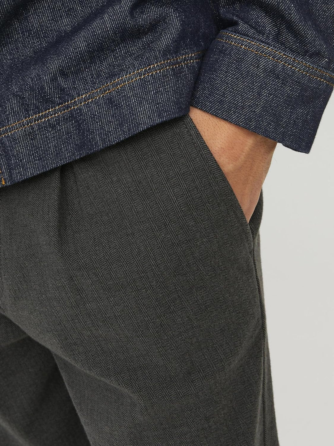 Jack & Jones Herren Chinohose Jpstace Jjharvey Winter Chino AKM Sn 30W / 32L Dark Grey, 30W / 32L Da