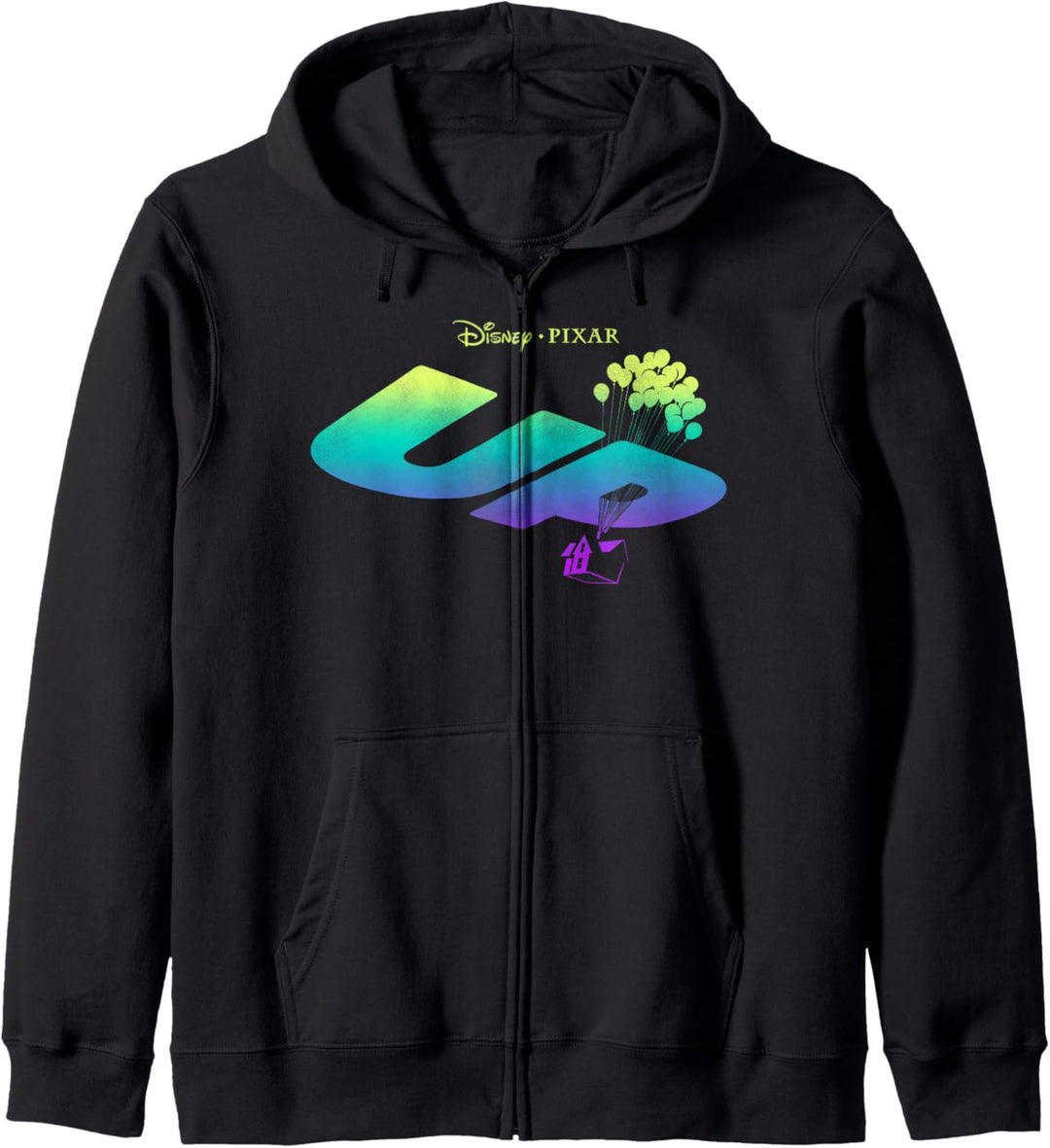Disney Pixar Up Rainbow Gradient Logo Kapuzenjacke