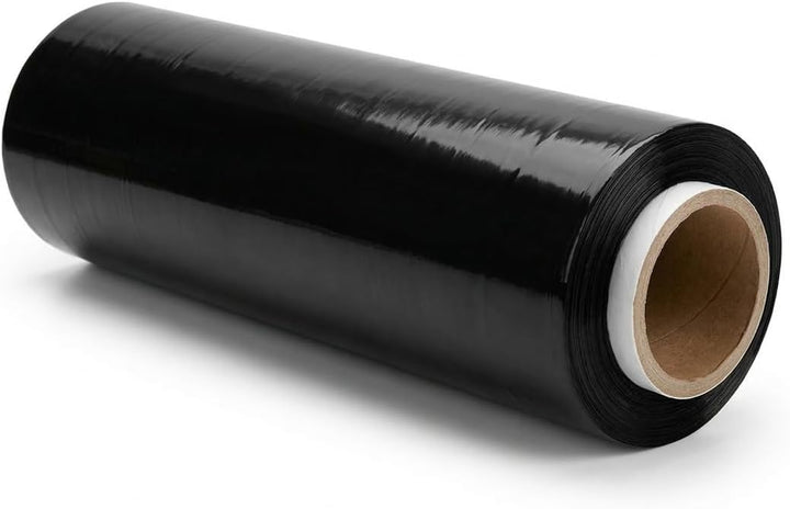 6 Rollen Beste-Folie Stretchfolie 23my 500mm - 2,5kg Palettenfolie Handfolie Wickelfolie (schwarz),