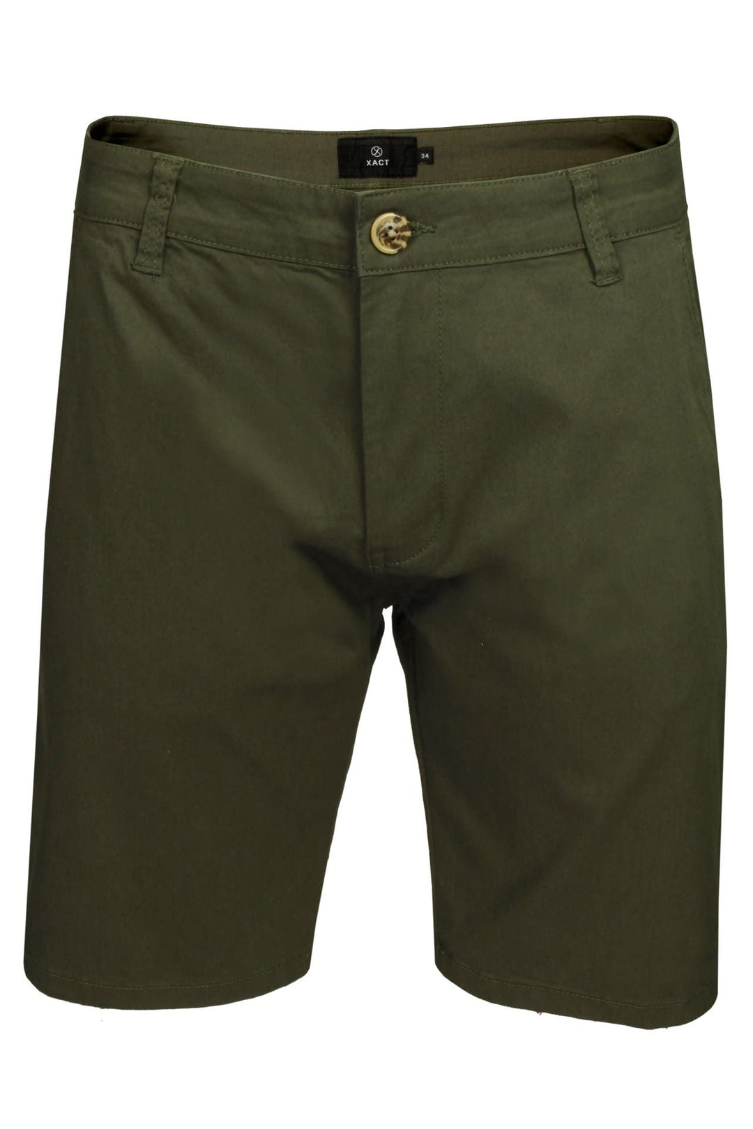 Xact Herren Chino Shorts Baumwoll Stretch Regular Fit Kurze Hose Sommer Bermuda Golf Business Casual