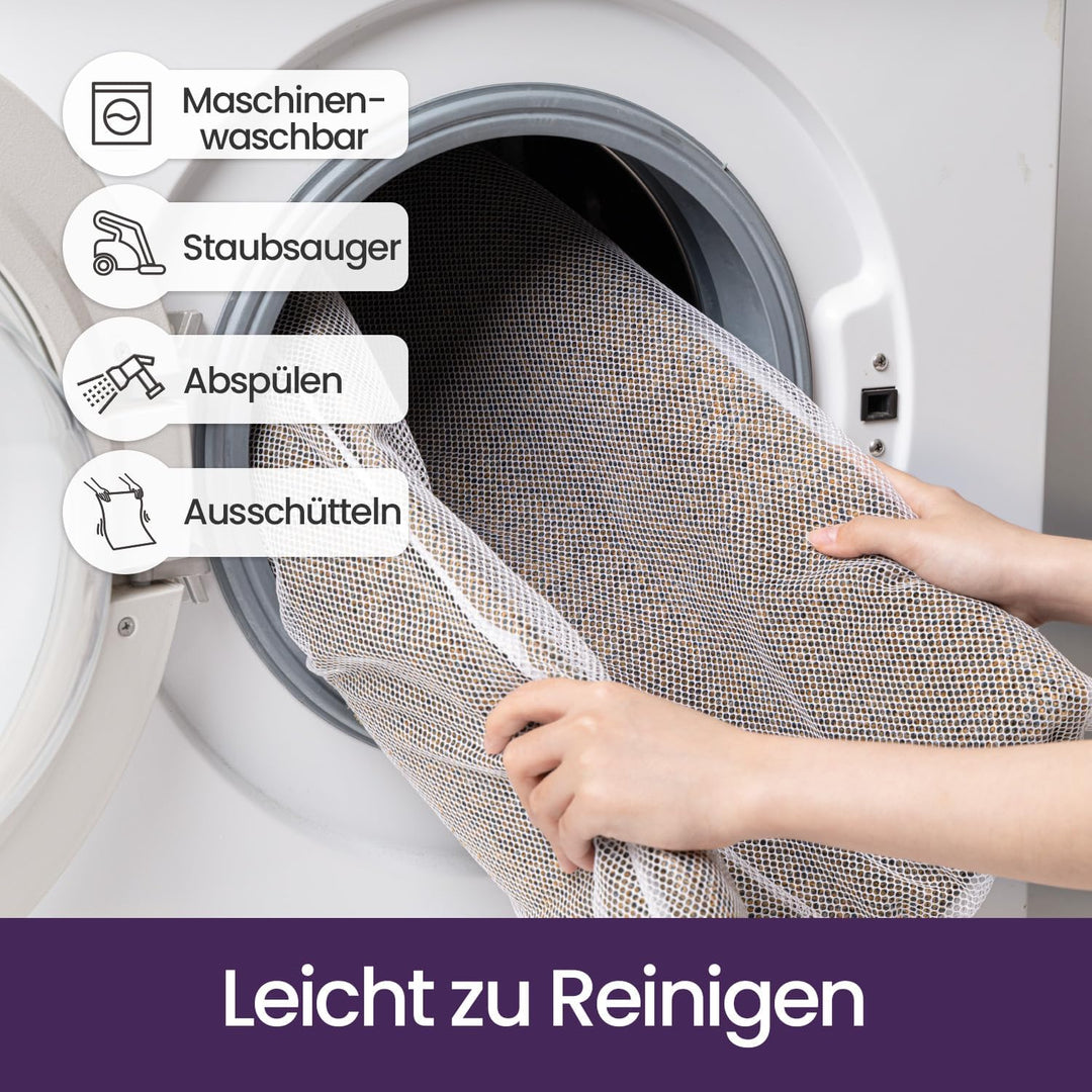 DEXI Fussmatte Innen 80 x 120 cm, rutschfeste Schmutzfangmatte, Maschinenwaschbare Fussmatte, Saugst