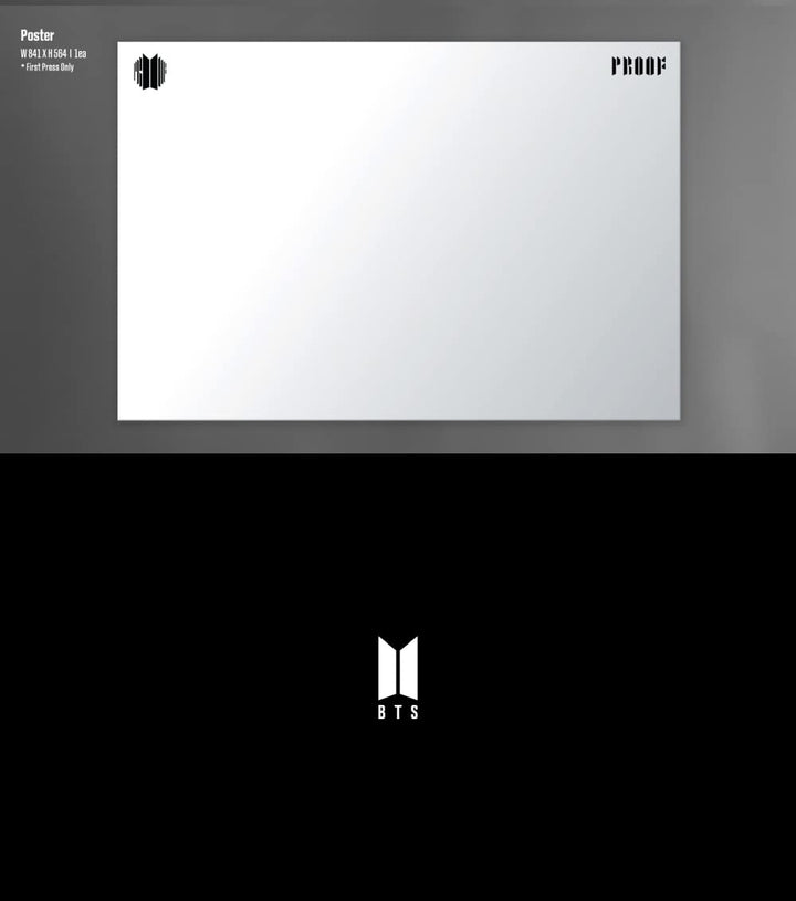 Dreamus BTS Bangtan Boys – Proof Standard Edition [BTS Anthology Album] CD + gefaltetes Poster + ext