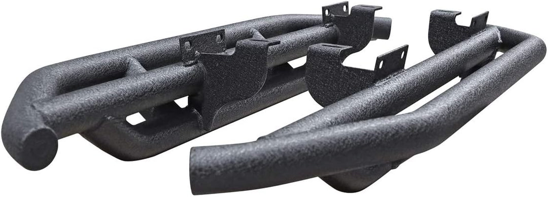 Schwarze Black Rock Slider Rails Trittbretter Schwellerrohre mit Teilegutachen - passend für den 2-T