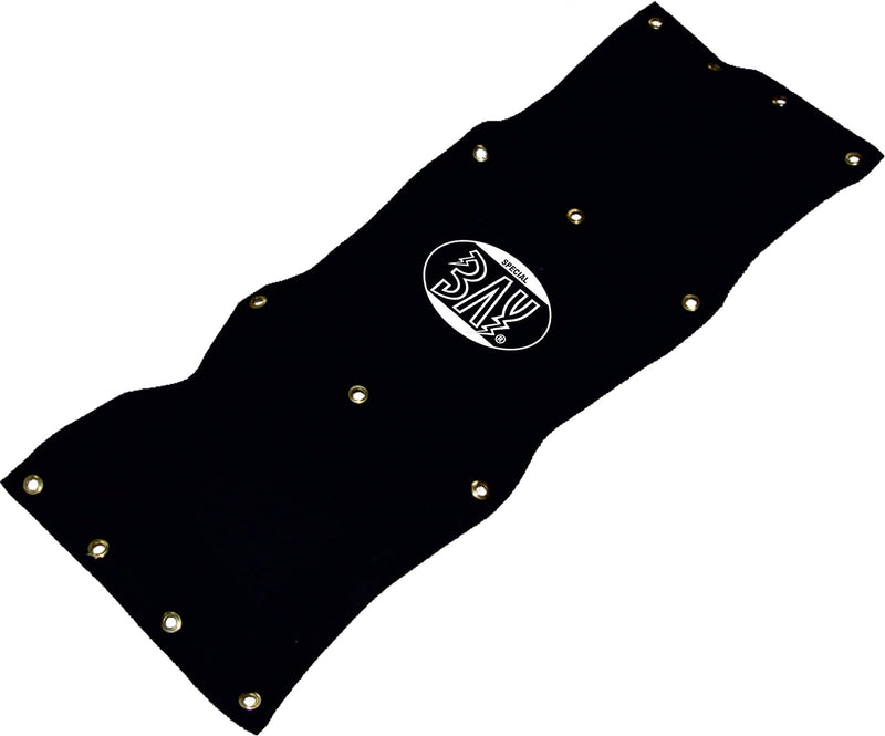 BAY® 3-Kammern schwarz WAND-Schlagpolster, Schlagkissen, Sandsack, Boxsack, 115 cm, Wandsandsack, Ma