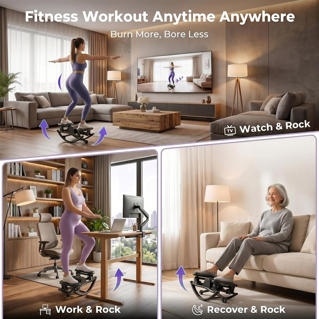 Upgraded Rock Stepper für Zuhause, Seitliche Bewegung Home Twist Stepper Side Steppers Leiser Gelenk