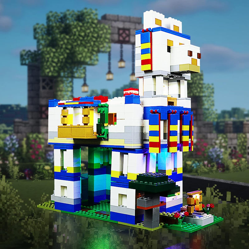 Led Licht Set für Lego 21188 Minecraft Das Lamadorf Set (Kein Lego-Modell enthalten, nur Beleuchtung