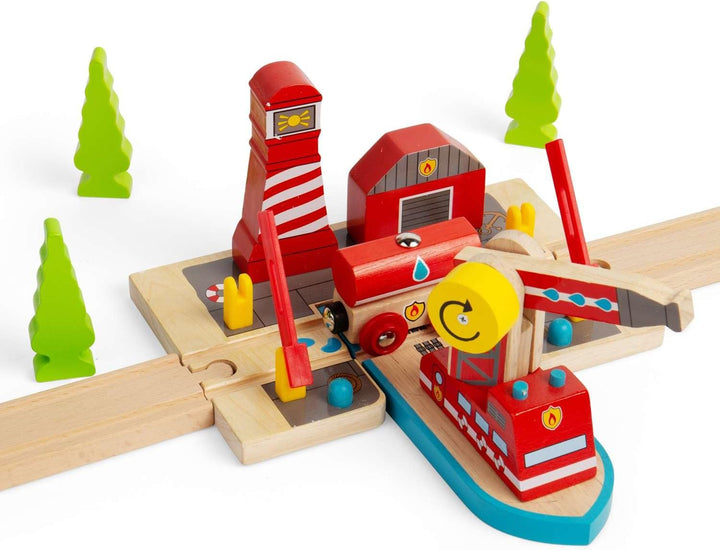 Bigjigs Rail Feuerwehrschiff