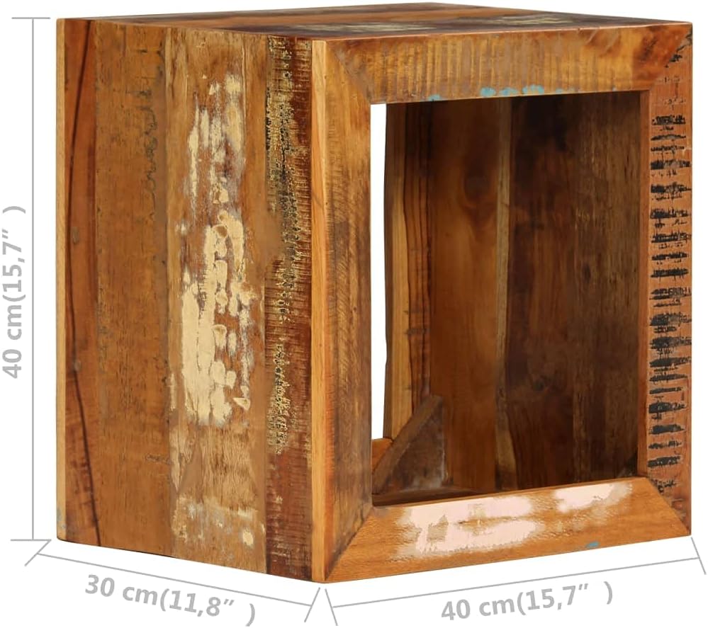 Hocker mit Ablagefach für Wohnzimmer, Eingangsbereich und Flur, Beistelltisch, Couchtisch, Telefonti