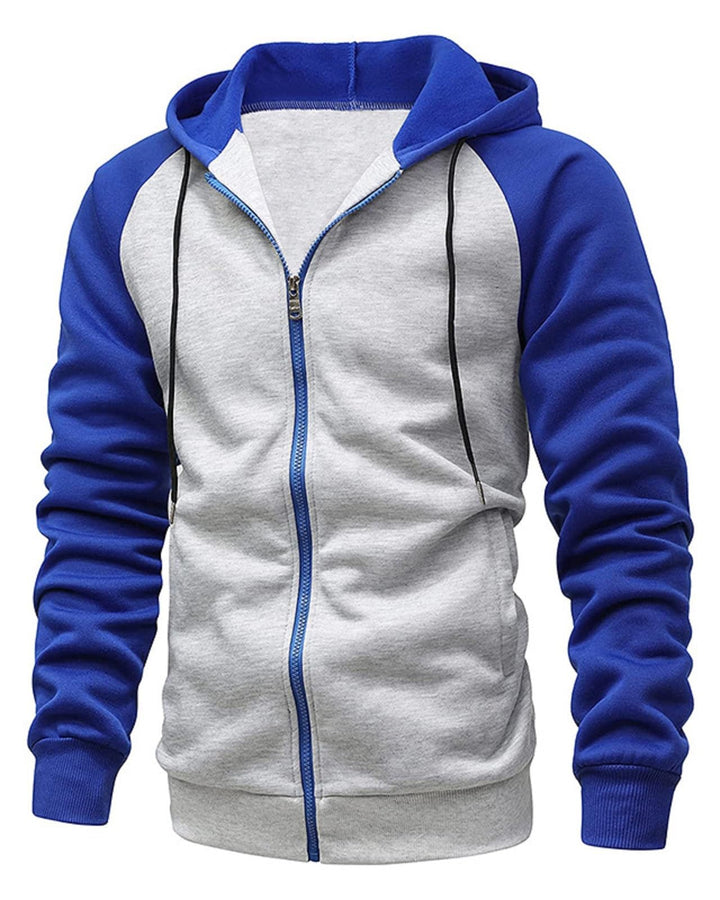 YawYews Sweatjacke Herren Zipper Hoodie Kapuzenjacke Herren Sweatjacke Mit Kapuze Sweatshirt Jacke R