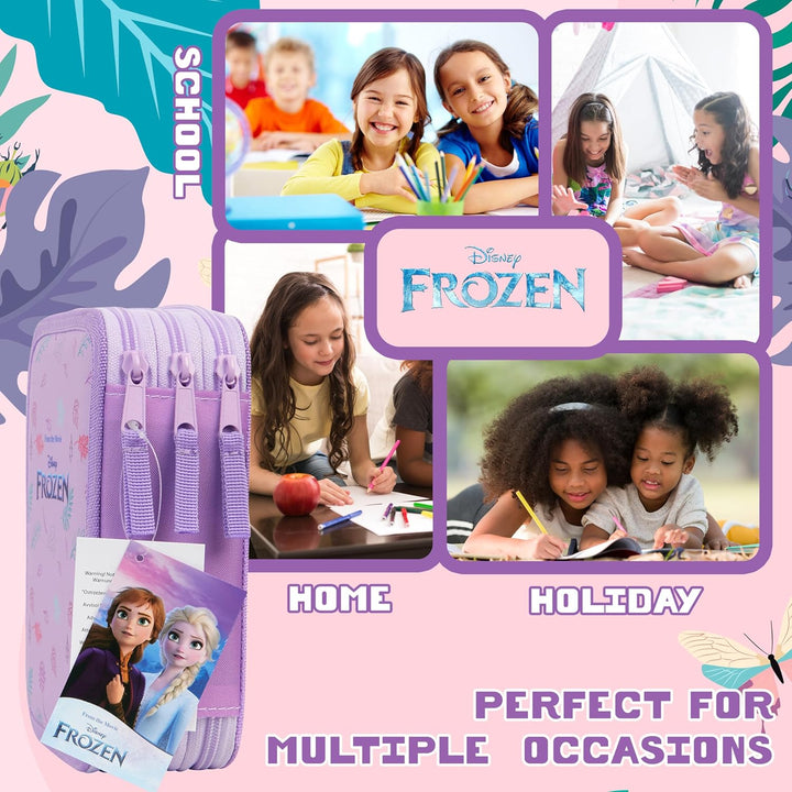 Disney Federmäppchen Mädchen Die Eiskönigin Stitch Federtasche Mädchen Gefüllt Schulmäppchen 2 3 Fäc