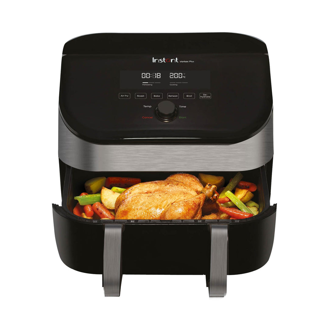 Instant VersaZone Heissluftfritteuse/XXL Single + Doppelkammer in 1-8.5L Digitaler Air Fryer Edelsta
