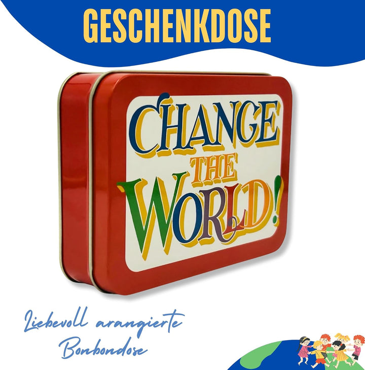 Geschenkdose Design Emma Bridgewater - Liebevoll gestaltete rechteckige Bonbondose - Motiv Change th