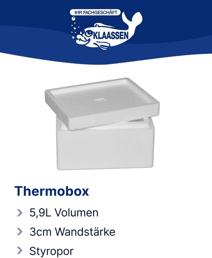 Thermobox, Styroporbox / Eisbox für Essen, Getränke & temperaturempfindliche Ware, Isolierbox aus St