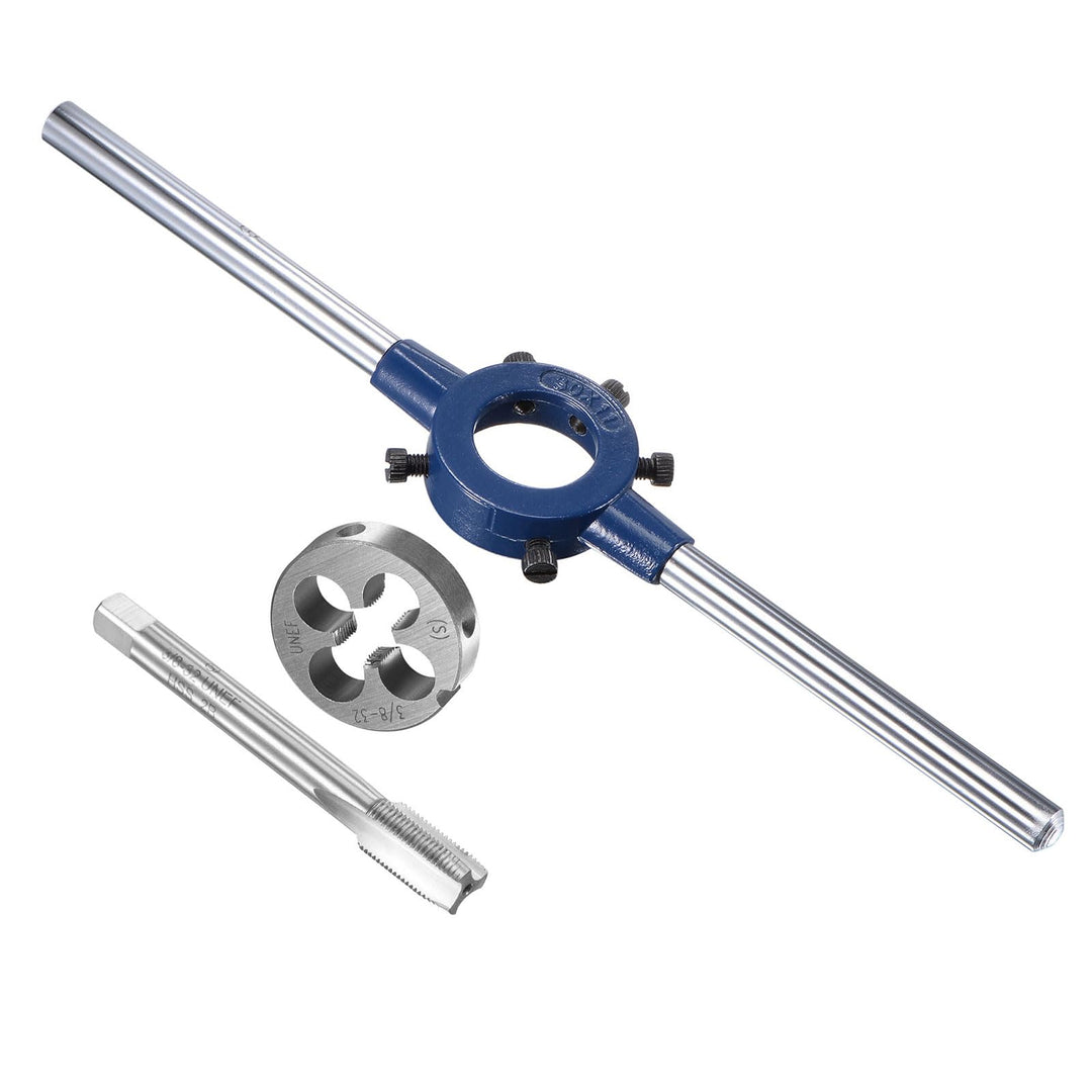 Gewindebohrer- und Schneideisen-Set, 3/8-32 UNEF Schneideisen 20mm-30mm Aussendurchmesser / M9-M11 S