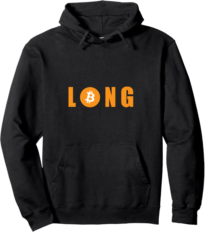 Long Bitcoin Short Banks Pullover Hoodie