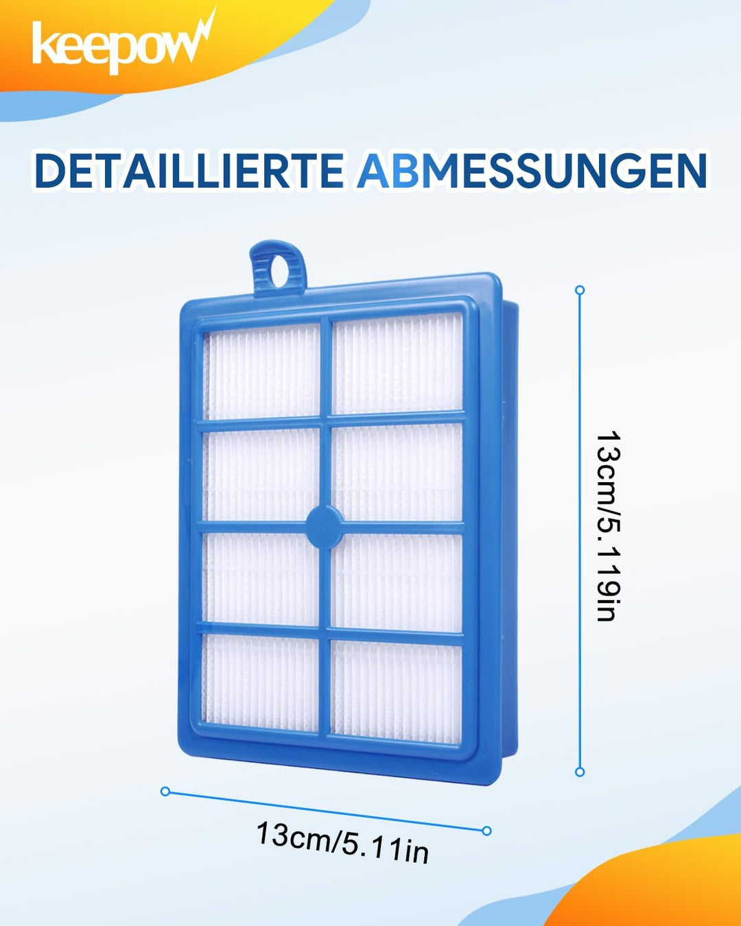 HEPA 13 Filter für AEG Turbo Cyclonic, Lx7 Animal | Performer Filter für Philips FC9150 FC8038/01, S